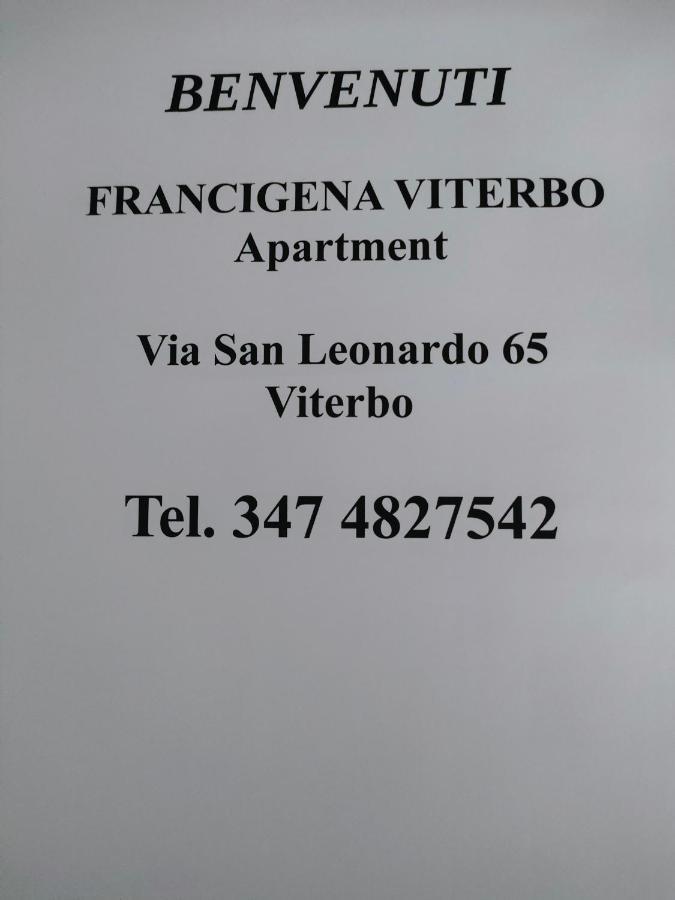 Francigena Viterbo Apartment Con Parcheggio Gratuito A Soli 2 Minuti Extérieur photo