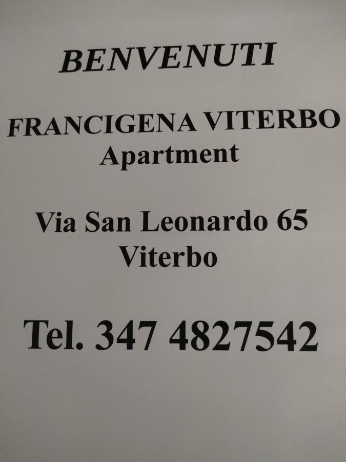 Francigena Viterbo Apartment Con Parcheggio Gratuito A Soli 2 Minuti Extérieur photo